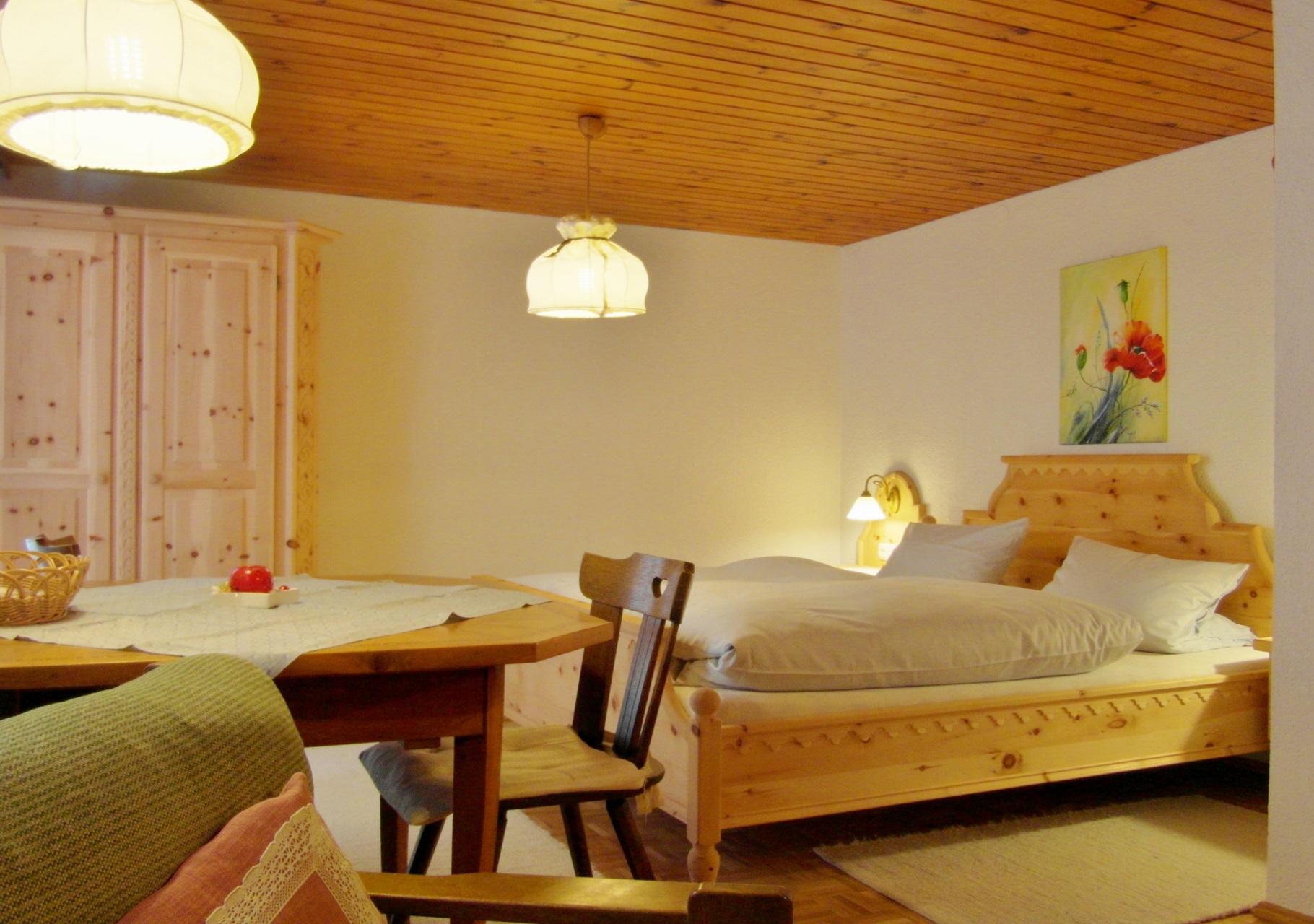 Blick in das Zimmer