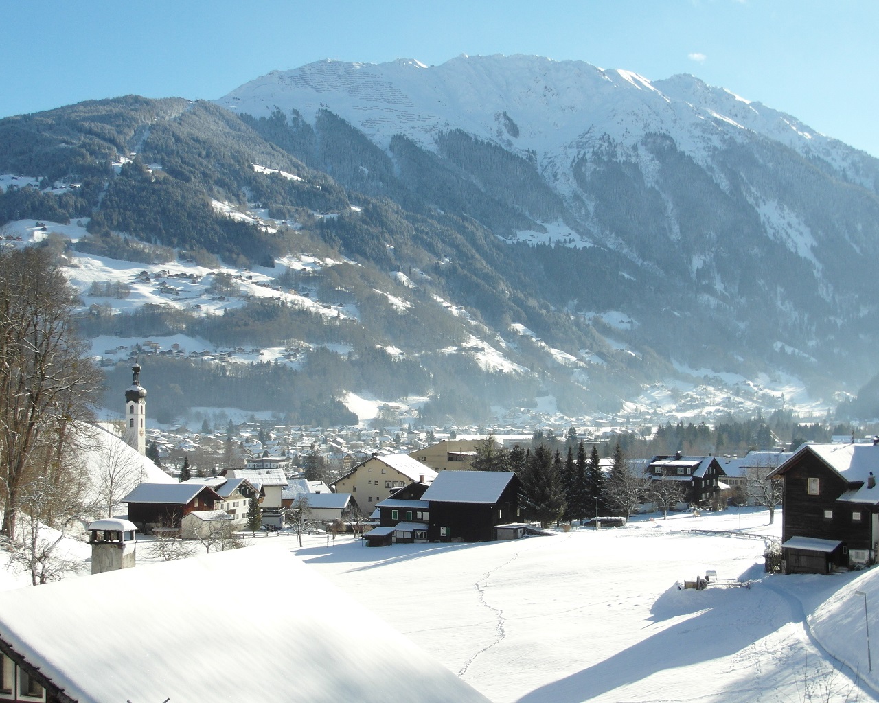 Ausblick vom Balkon