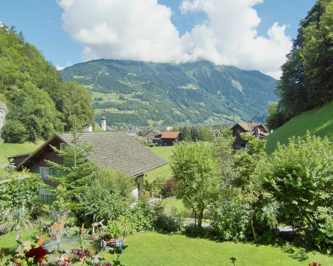 Ausblick vom Balkon
