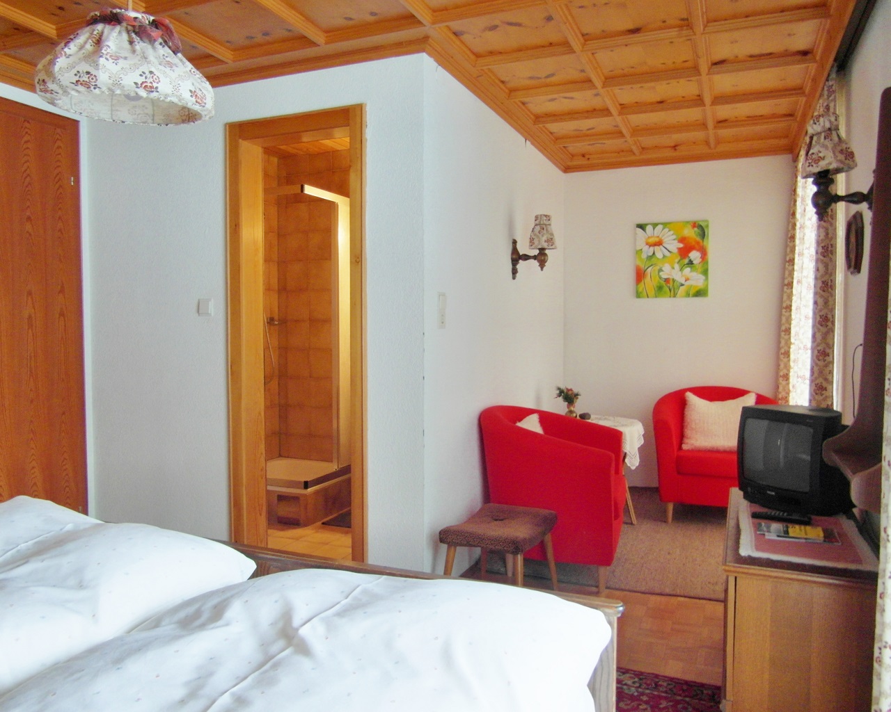 Blick in das Zimmer